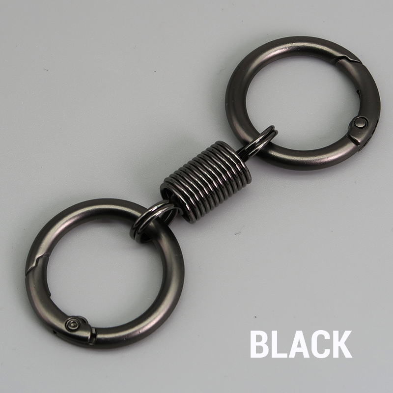 (🔥2025 Last Day Promotion  - 49% off)Nordic Retro Spring Double Ring Keychain